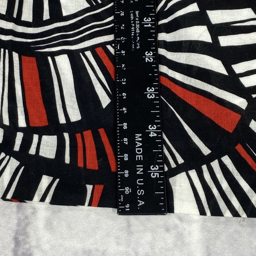 Trina Turk Women's Shift Dress Size 6 Split Neck Abstract Lined 2114533 No Belt - Picture 9 of 16